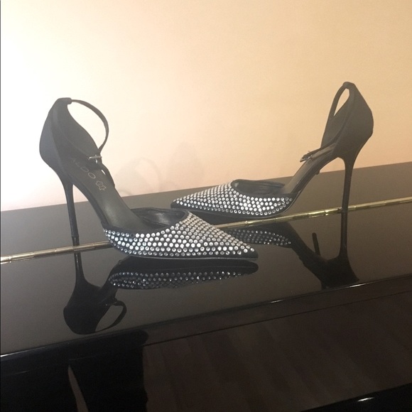Aldo Kaylana Swarovski Ankle Strap Heel - Picture 3 of 4
